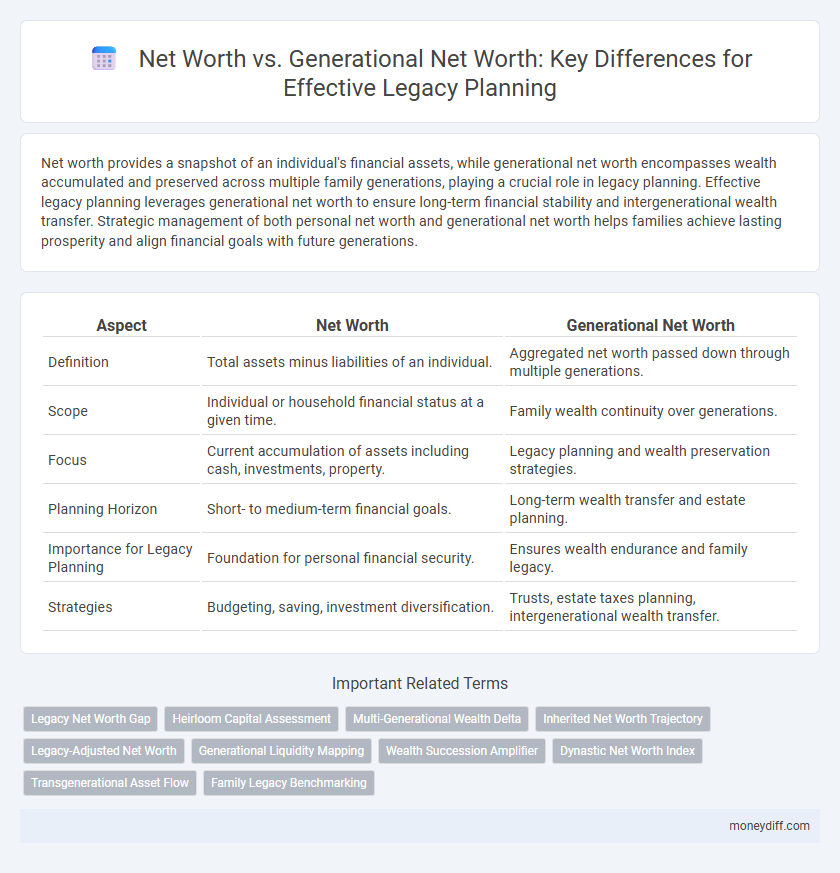 Net Worth vs. Generational Net Worth: Key Differences for Effective Legacy Planning
