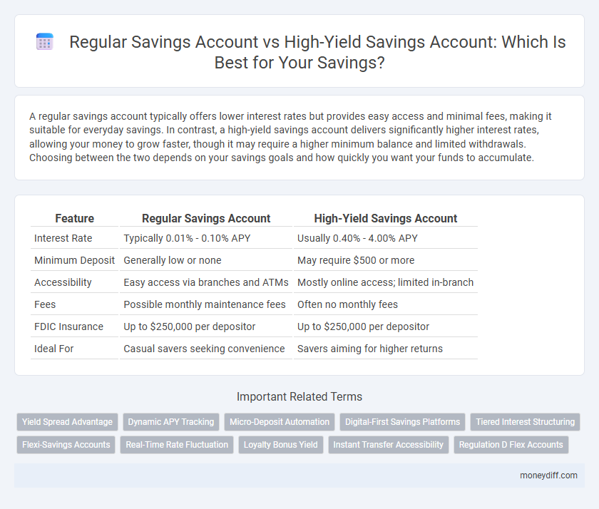 Regular Savings Account vs High-Yield Savings Account: Which Is Best for Your Savings?