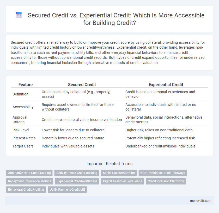Secured Credit vs. Experiential Credit: Which Is More Accessible for Building Credit?