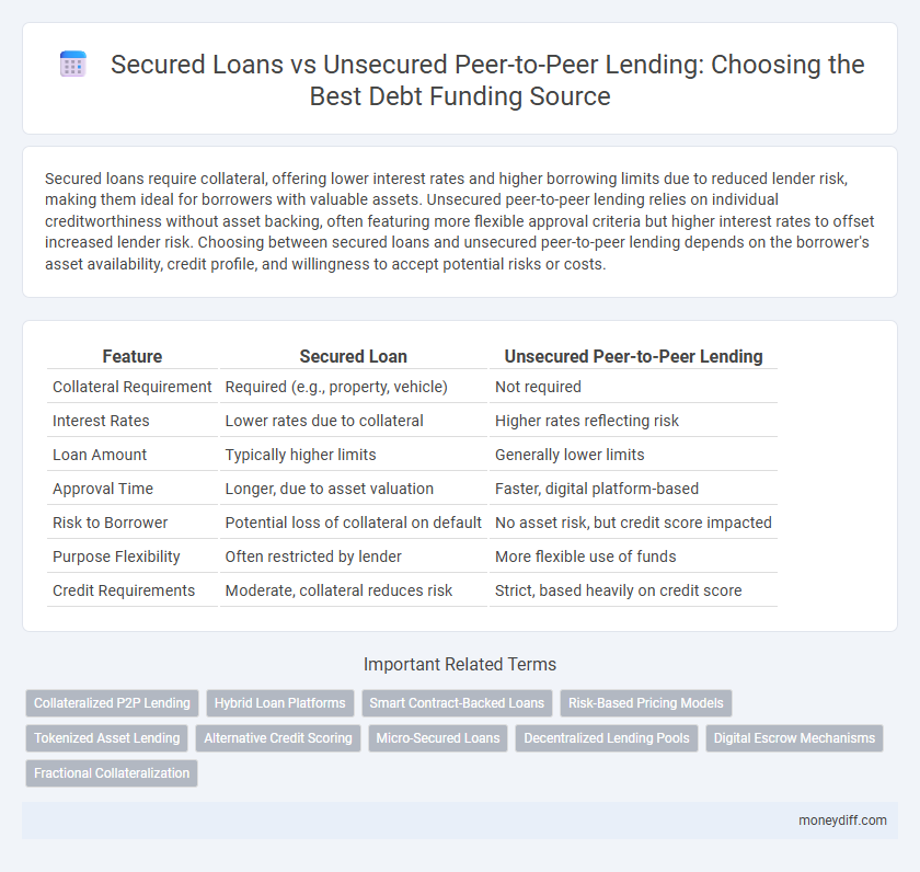 Secured Loans vs Unsecured Peer-to-Peer Lending: Choosing the Best Debt Funding Source