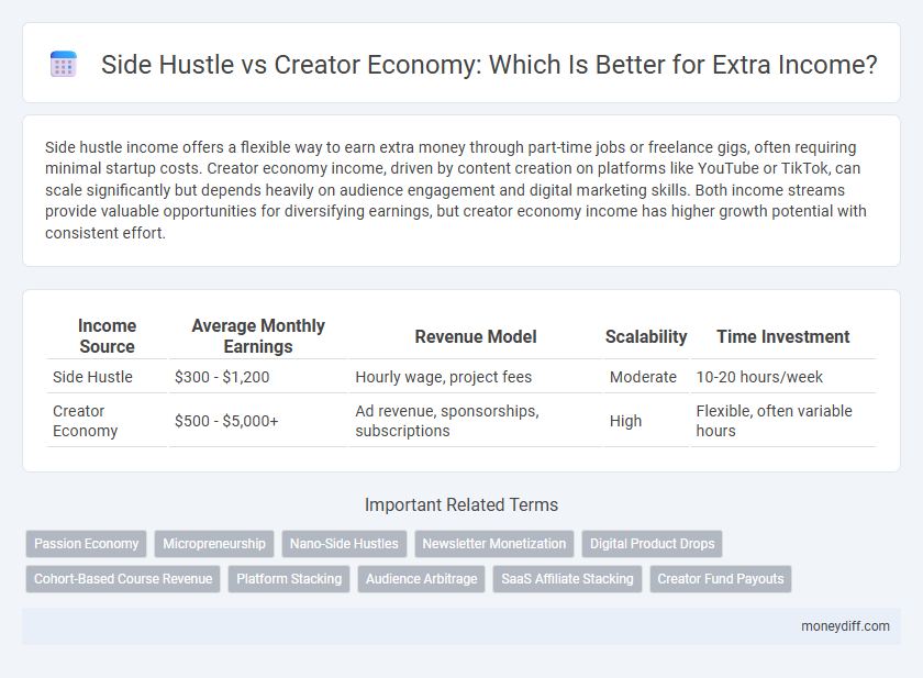Side Hustle vs Creator Economy: Which Is Better for Extra Income?