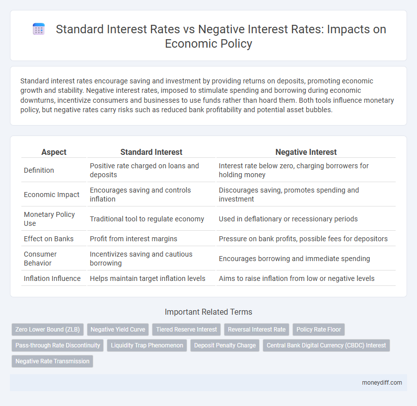 Standard Interest Rates vs Negative Interest Rates: Impacts on Economic Policy