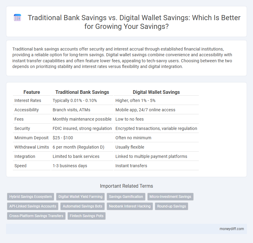 Traditional Bank Savings vs. Digital Wallet Savings: Which Is Better for Growing Your Savings?