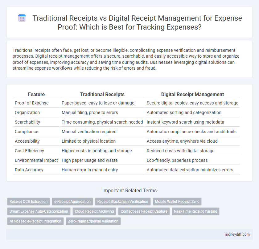 Traditional Receipts vs Digital Receipt Management for Expense Proof: Which is Best for Tracking Expenses?