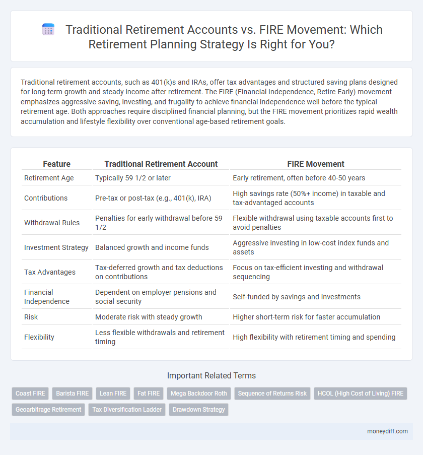 Traditional Retirement Accounts vs. FIRE Movement: Which Retirement Planning Strategy Is Right for You?