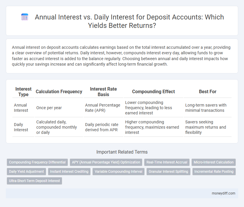 Annual Interest vs. Daily Interest for Deposit Accounts: Which Yields Better Returns?