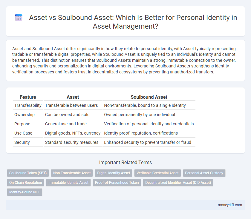 Asset vs Soulbound Asset: Which Is Better for Personal Identity in Asset Management?