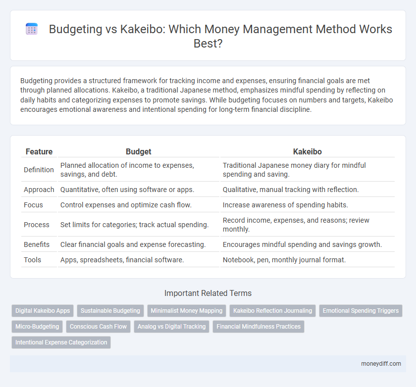 Budgeting vs Kakeibo: Which Money Management Method Works Best?