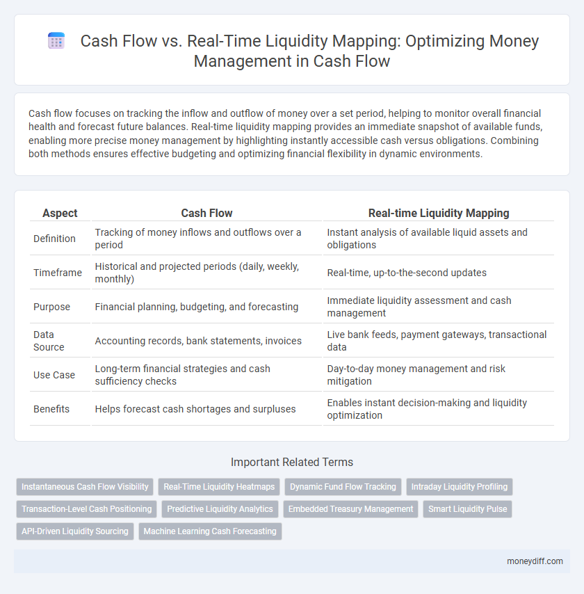 Cash Flow vs. Real-Time Liquidity Mapping: Optimizing Money Management in Cash Flow