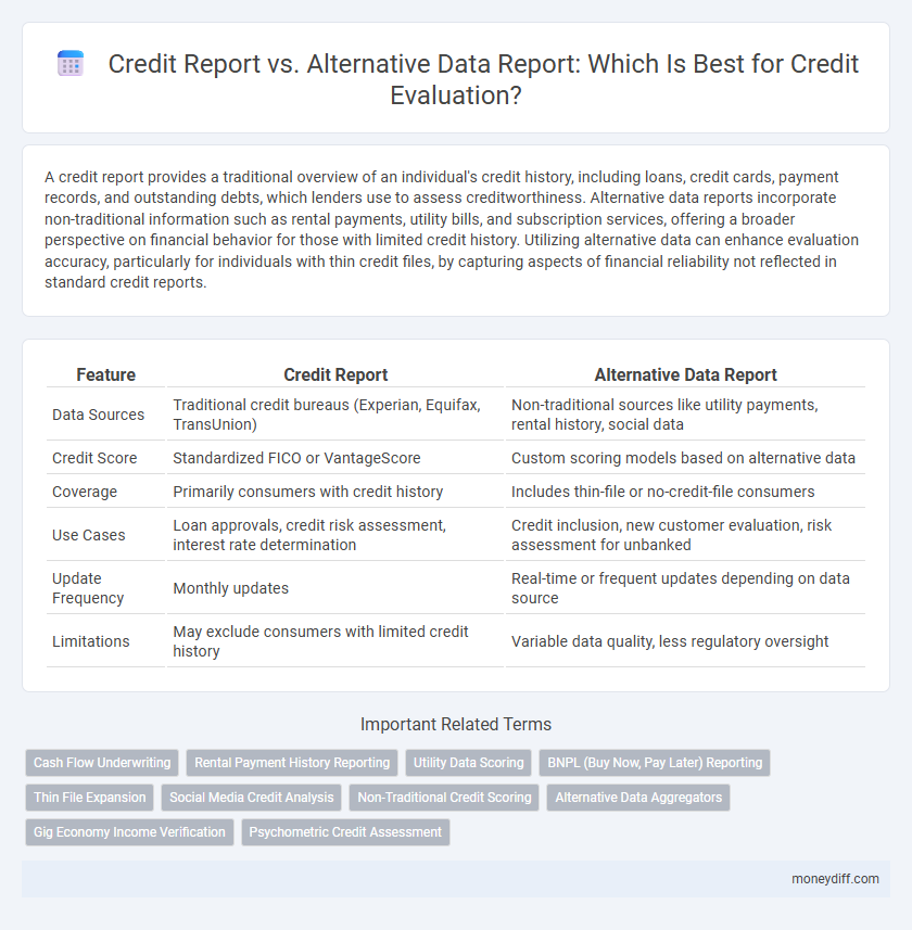 Credit Report vs. Alternative Data Report: Which Is Best for Credit Evaluation?