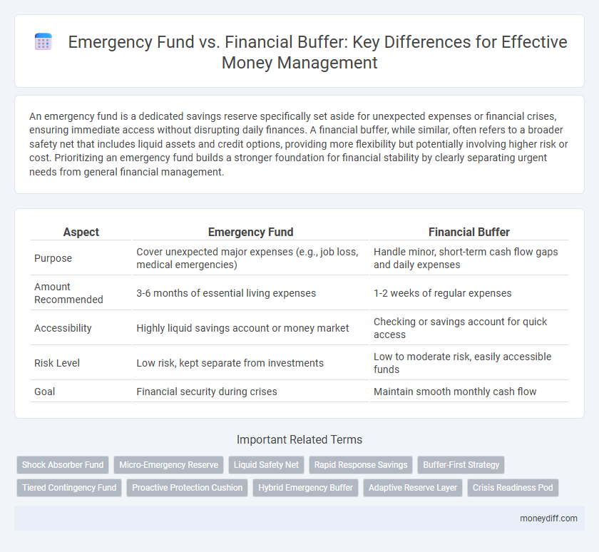Emergency Fund vs. Financial Buffer: Key Differences for Effective Money Management