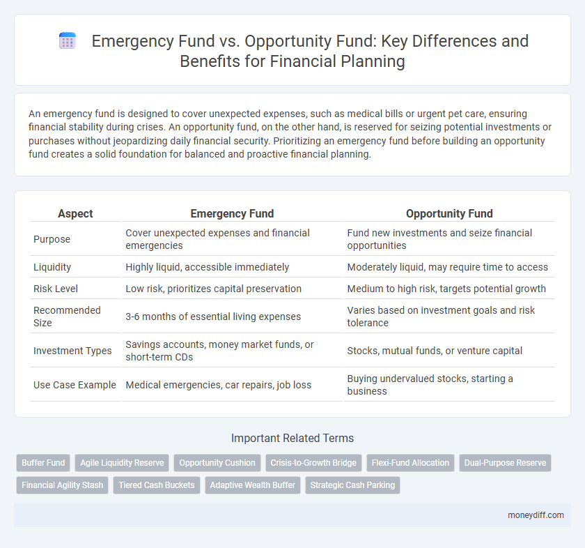 Emergency Fund vs. Opportunity Fund: Key Differences and Benefits for Financial Planning