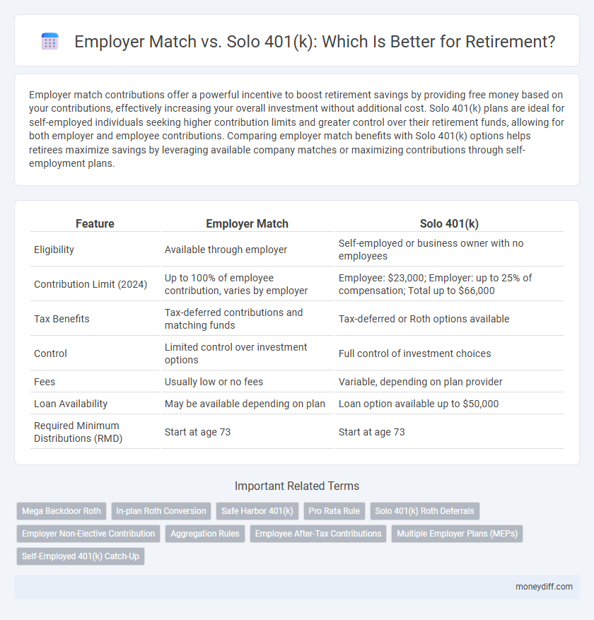 Employer Match vs. Solo 401(k): Which Is Better for Retirement?