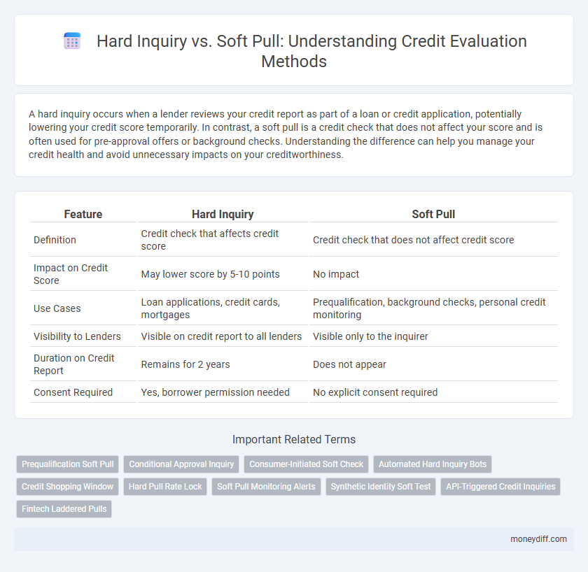 Hard Inquiry vs. Soft Pull: Understanding Credit Evaluation Methods