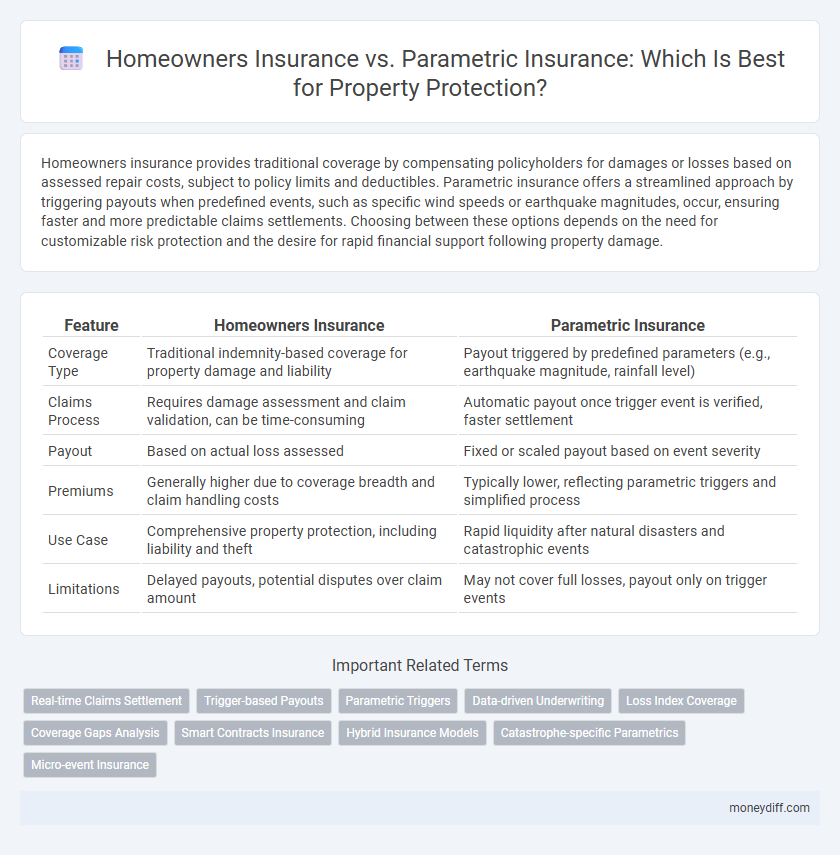 Homeowners Insurance vs. Parametric Insurance: Which Is Best for Property Protection?