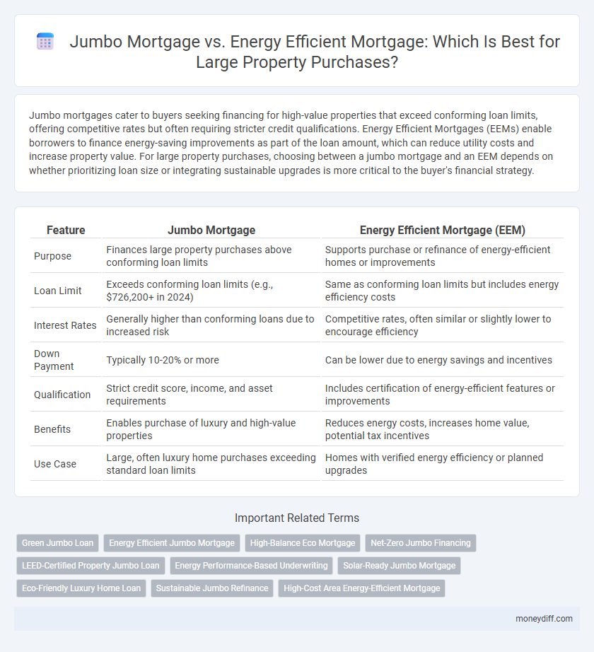 Jumbo Mortgage vs. Energy Efficient Mortgage: Which Is Best for Large Property Purchases?