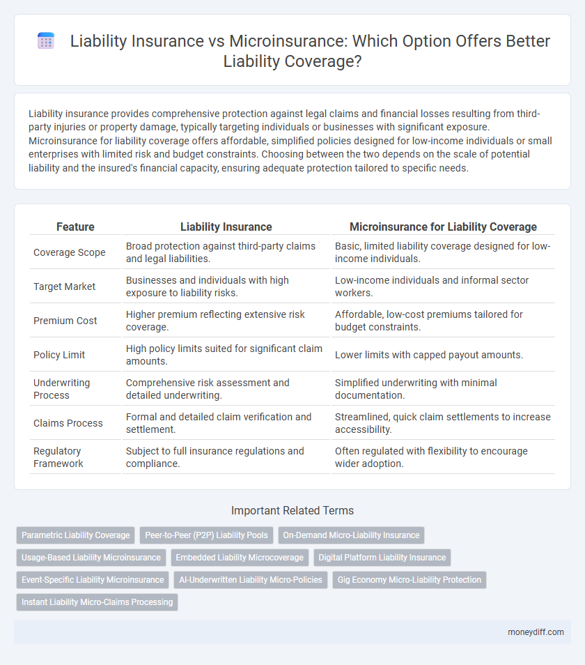Liability Insurance vs Microinsurance: Which Option Offers Better Liability Coverage?