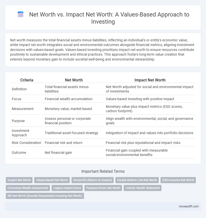 Net Worth vs. Impact Net Worth: A Values-Based Approach to Investing
