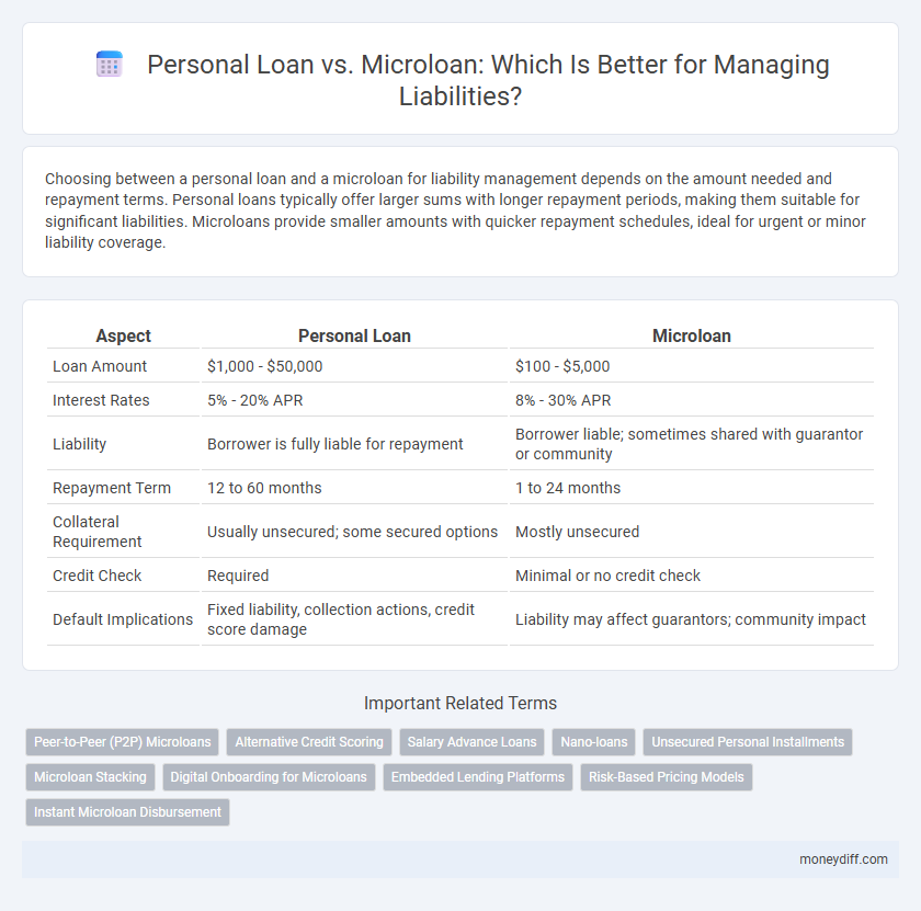 Personal Loan vs. Microloan: Which Is Better for Managing Liabilities?