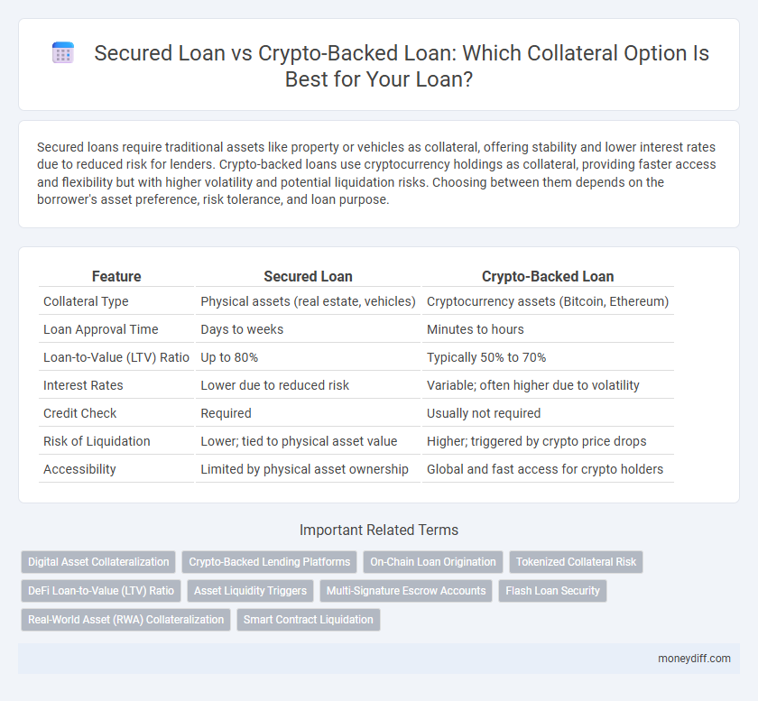 Secured Loan vs Crypto-Backed Loan: Which Collateral Option Is Best for Your Loan?