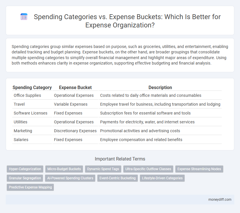 Spending Categories vs. Expense Buckets: Which Is Better for Expense Organization?