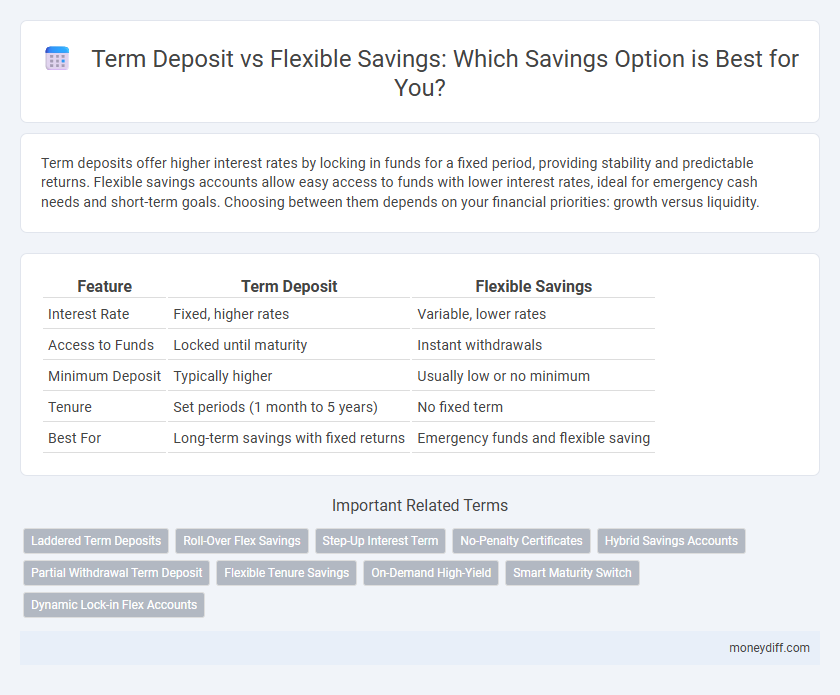 Term Deposit vs Flexible Savings: Which Savings Option is Best for You?