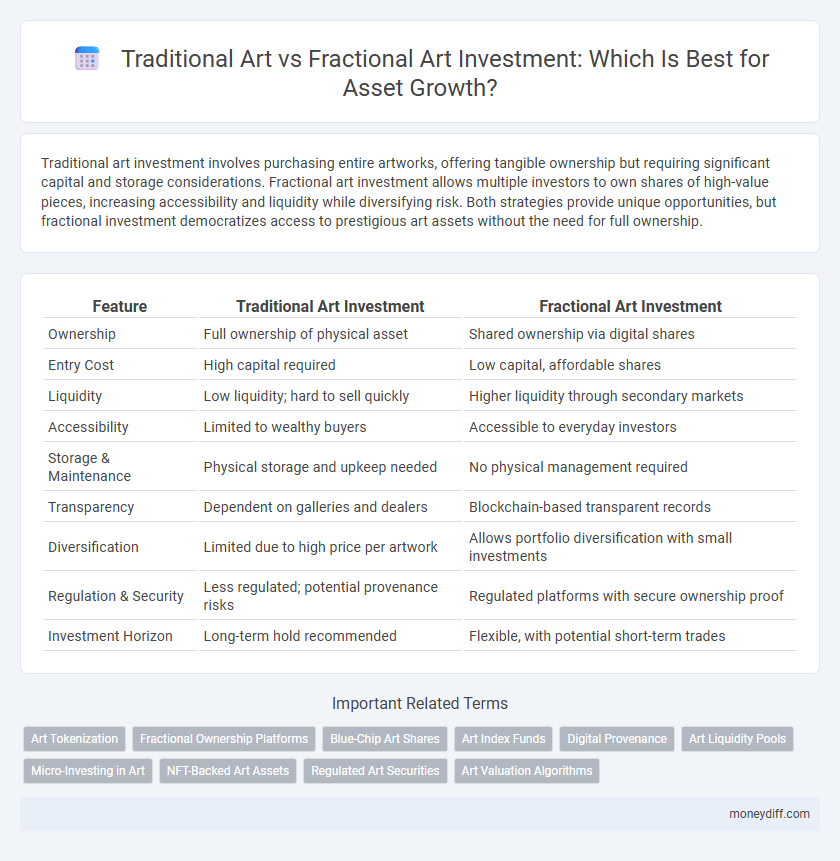 Traditional Art vs Fractional Art Investment: Which Is Best for Asset Growth?