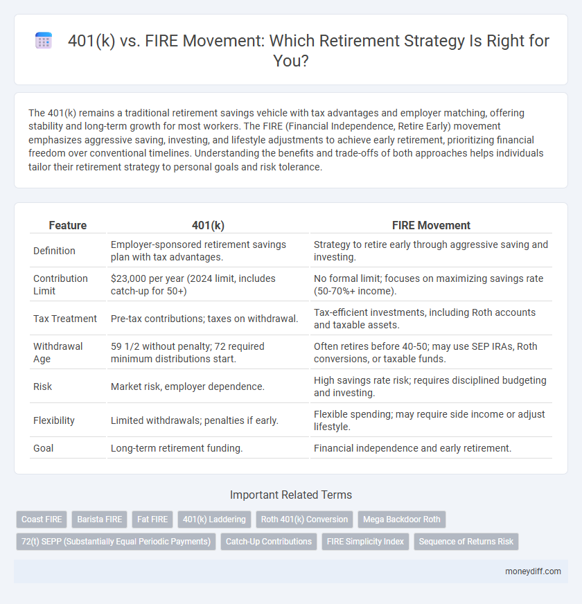 401(k) vs. FIRE Movement: Which Retirement Strategy Is Right for You?