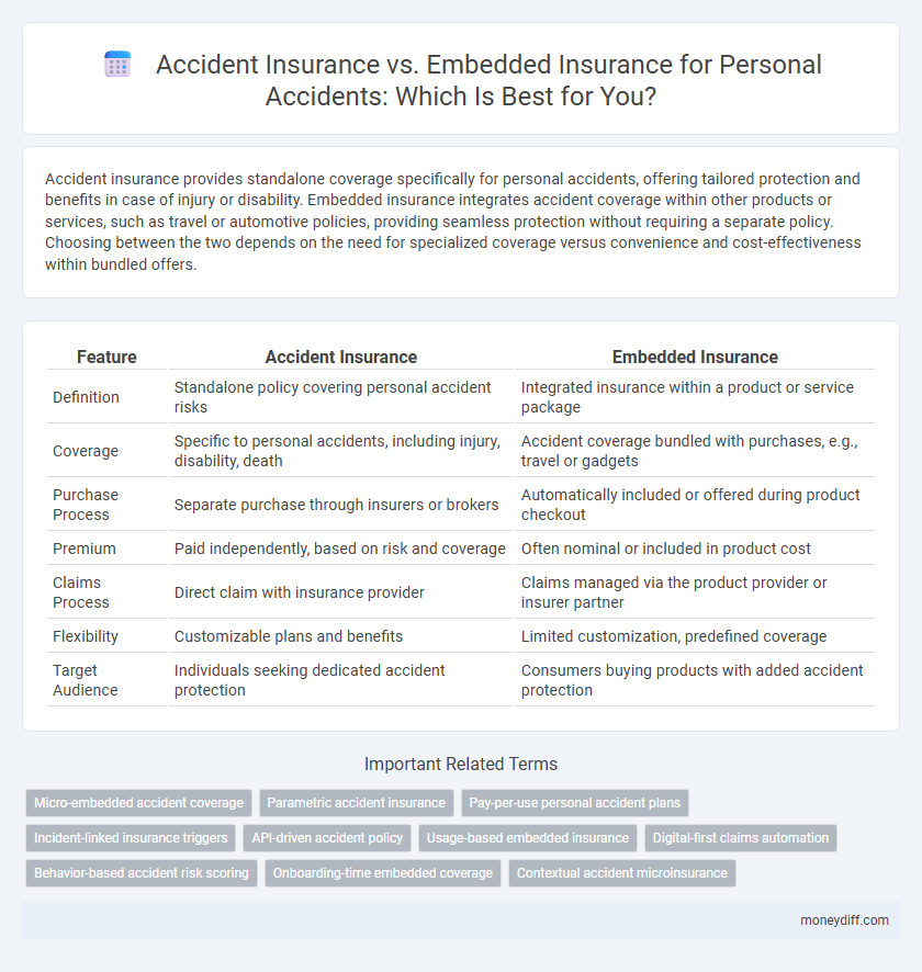 Accident Insurance vs. Embedded Insurance for Personal Accidents: Which Is Best for You?