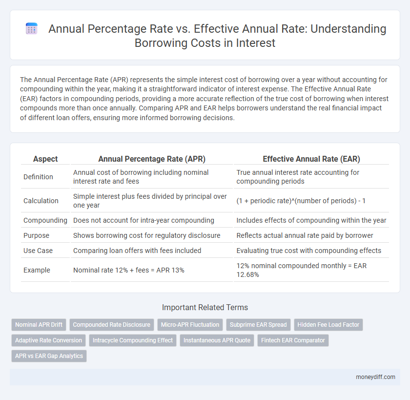 Annual Percentage Rate vs. Effective Annual Rate: Understanding Borrowing Costs in Interest