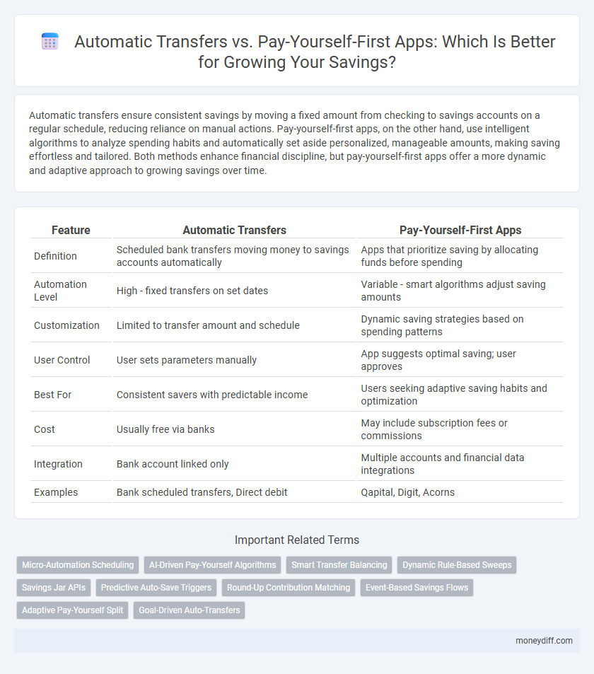 Automatic Transfers vs. Pay-Yourself-First Apps: Which Is Better for Growing Your Savings?