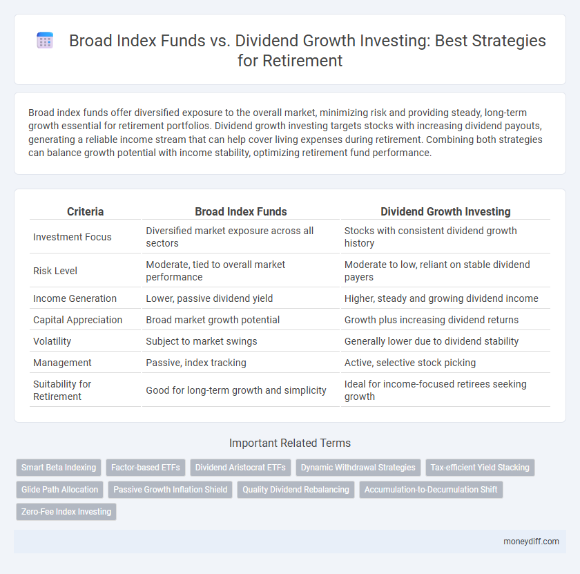 Broad Index Funds vs. Dividend Growth Investing: Best Strategies for Retirement
