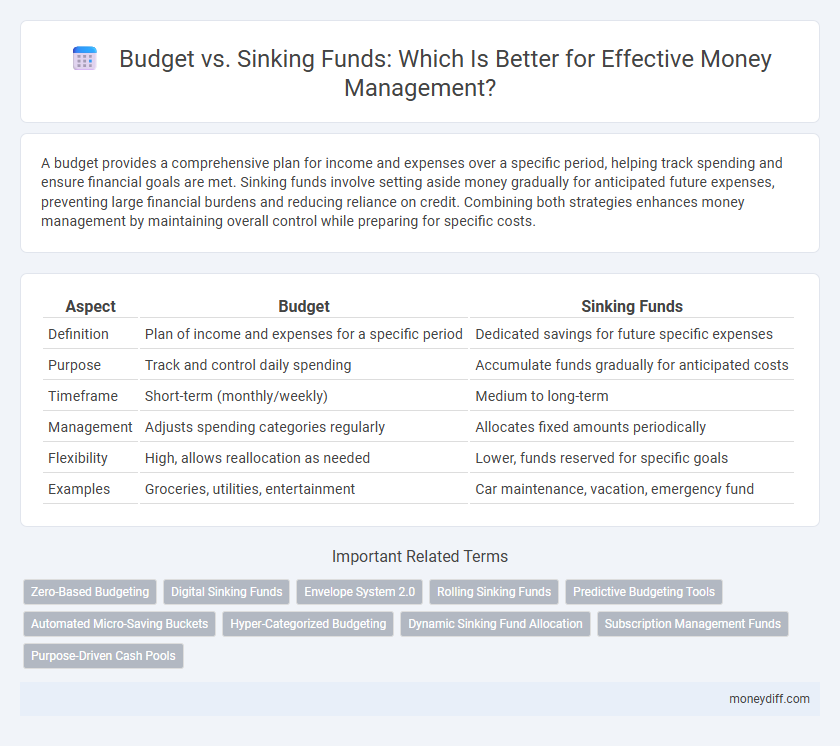 Budget vs. Sinking Funds: Which Is Better for Effective Money Management?