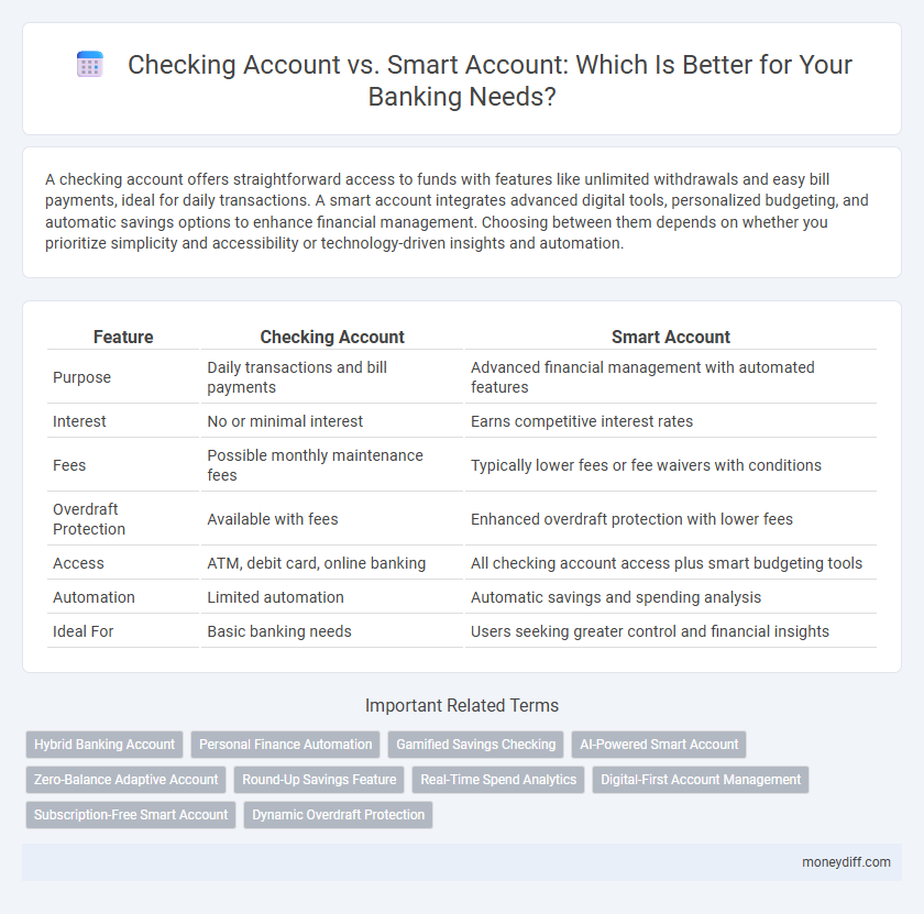 Checking Account vs. Smart Account: Which Is Better for Your Banking Needs?
