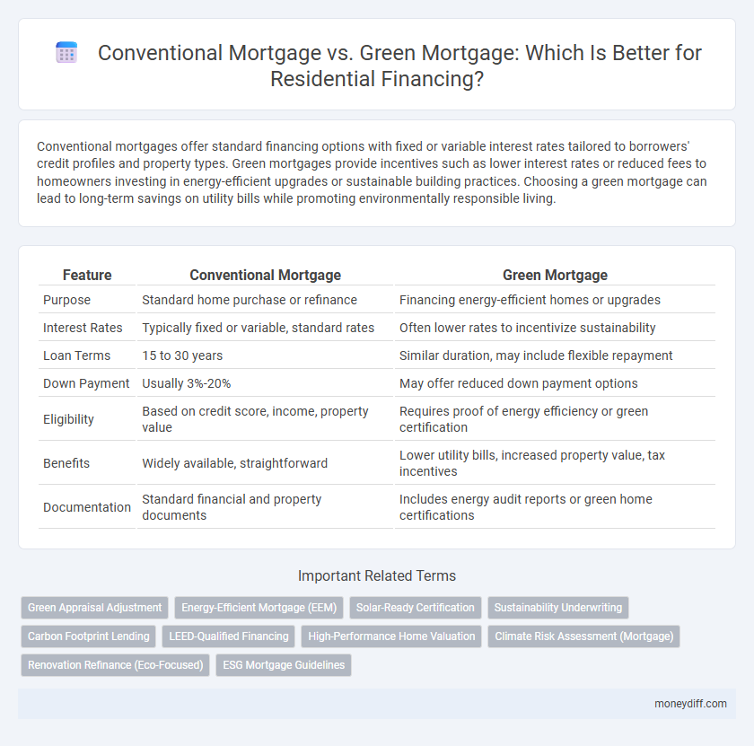 Conventional Mortgage vs. Green Mortgage: Which Is Better for Residential Financing?