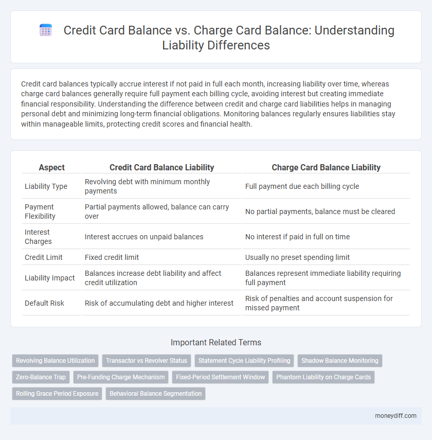 Credit Card Balance vs. Charge Card Balance: Understanding Liability Differences