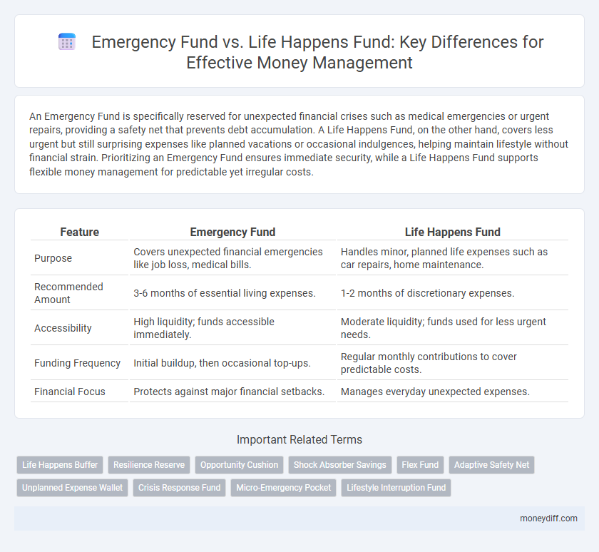 Emergency Fund vs. Life Happens Fund: Key Differences for Effective Money Management