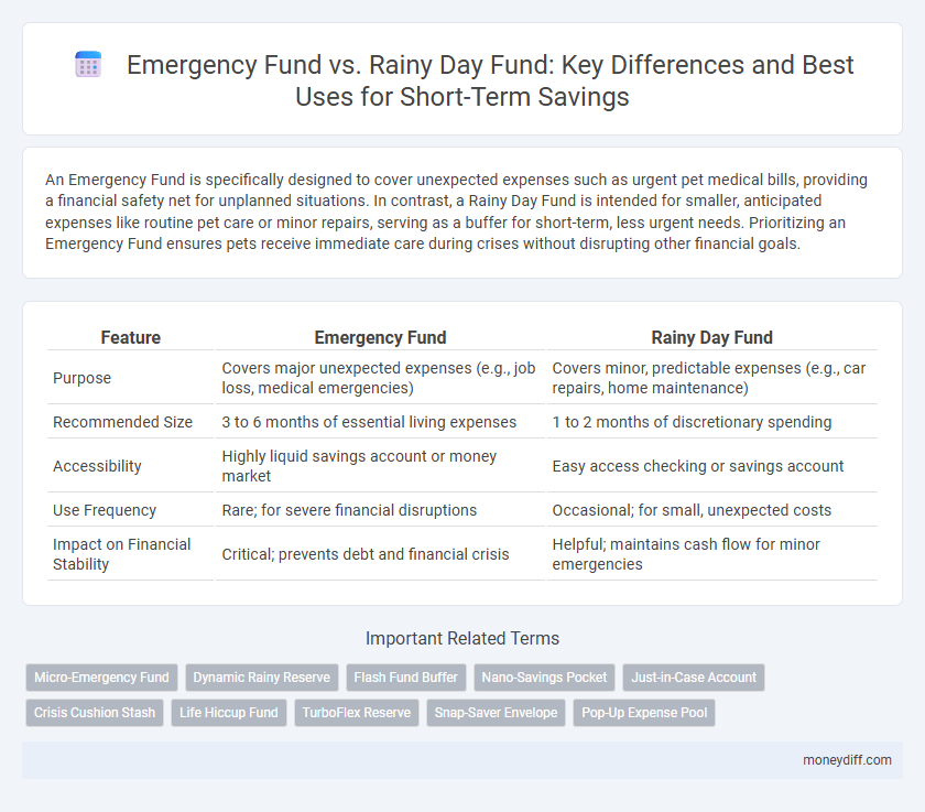 Emergency Fund vs. Rainy Day Fund: Key Differences and Best Uses for Short-Term Savings