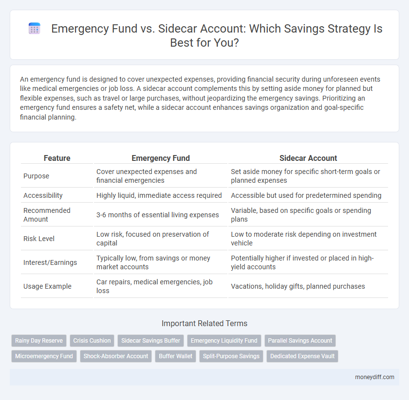 Emergency Fund vs. Sidecar Account: Which Savings Strategy Is Best for You?