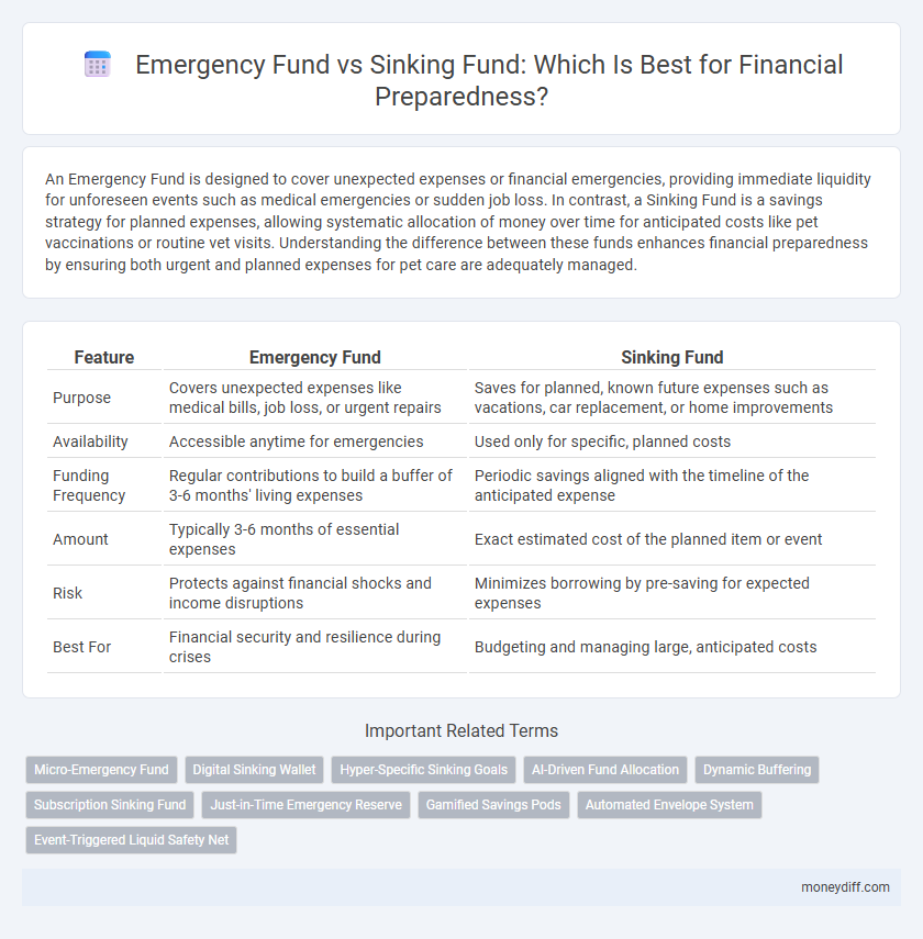 Emergency Fund vs Sinking Fund: Which Is Best for Financial Preparedness?