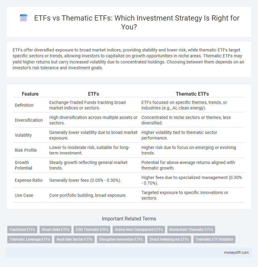 ETFs vs Thematic ETFs: Which Investment Strategy Is Right for You?
