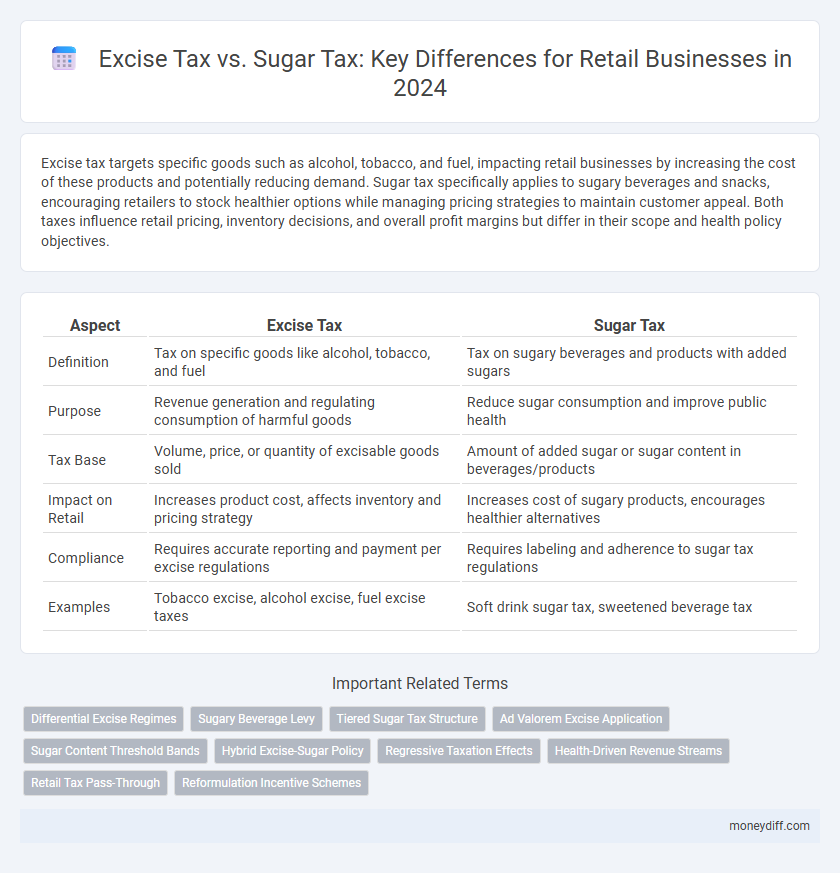 Excise Tax vs. Sugar Tax: Key Differences for Retail Businesses in 2024