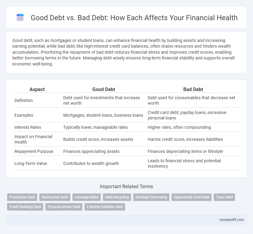 Good Debt vs. Bad Debt: How Each Affects Your Financial Health