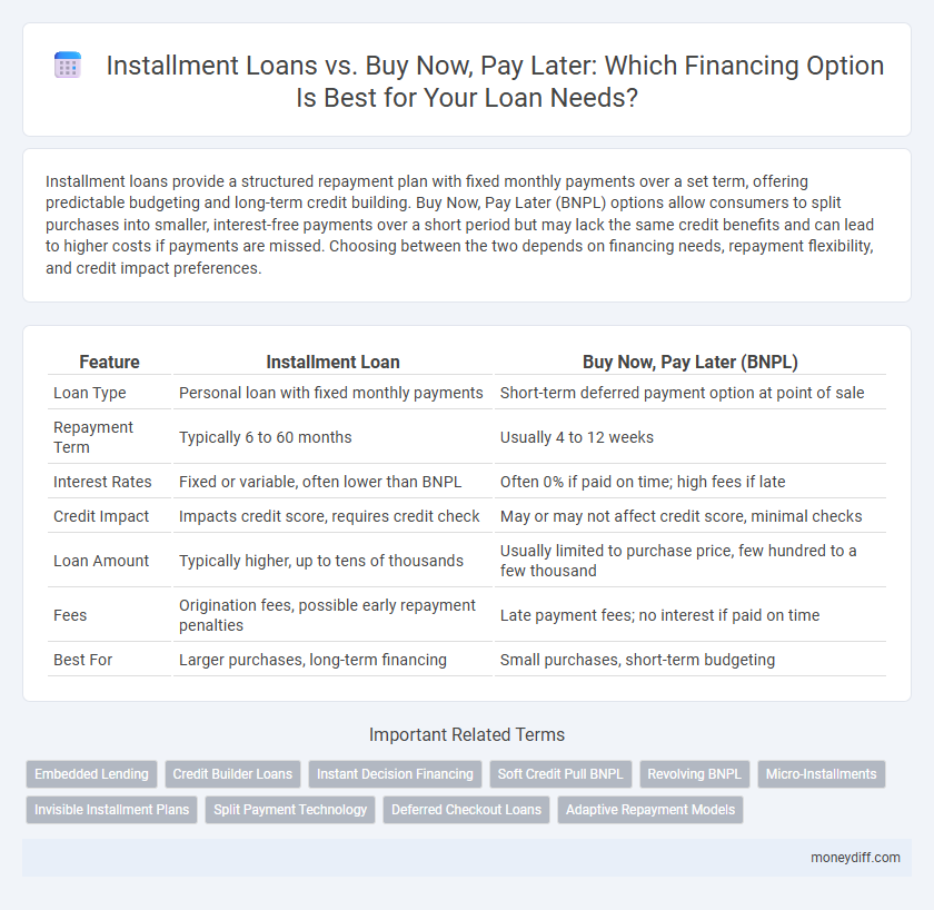 Installment Loans vs. Buy Now, Pay Later: Which Financing Option Is Best for Your Loan Needs?