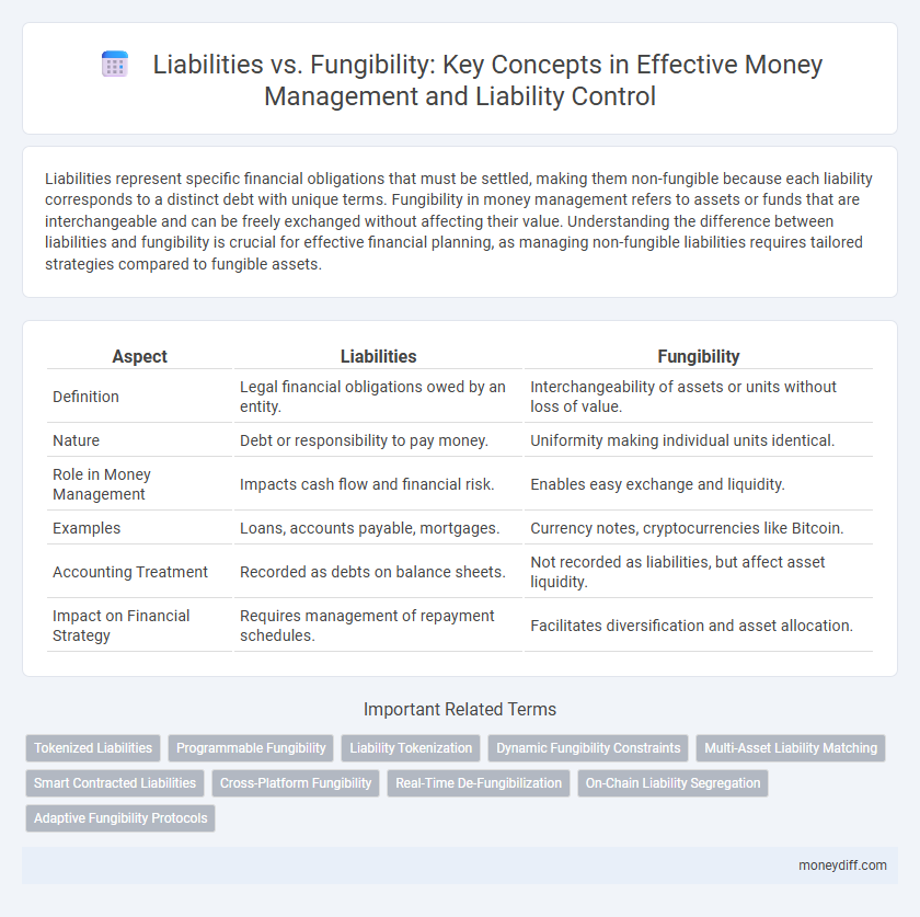 Liabilities vs. Fungibility: Key Concepts in Effective Money Management and Liability Control