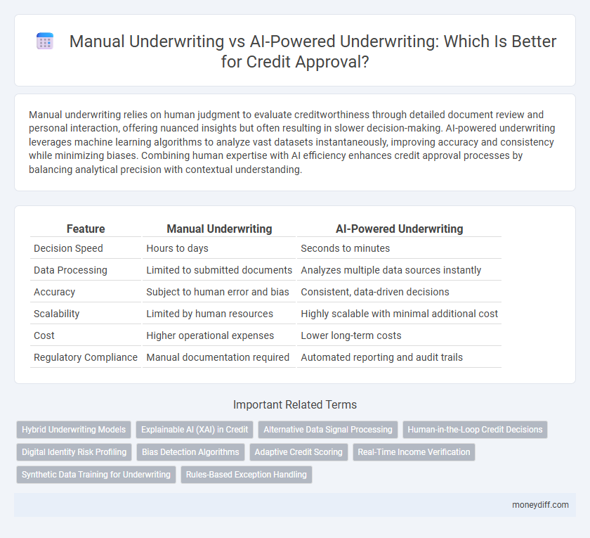 Manual Underwriting vs AI-Powered Underwriting: Which Is Better for Credit Approval?