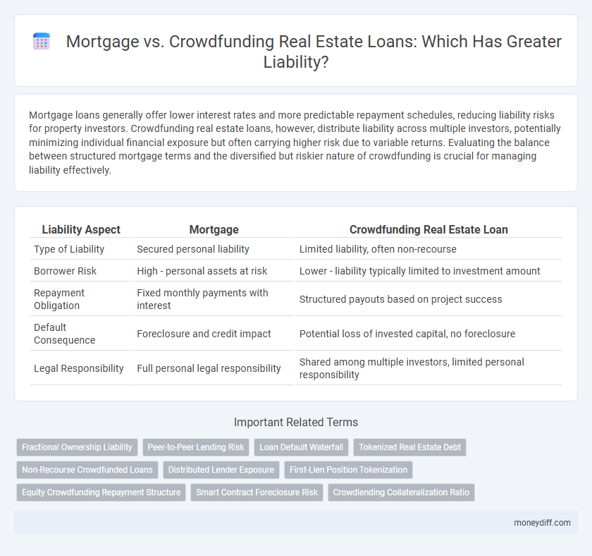Mortgage vs. Crowdfunding Real Estate Loans: Which Has Greater Liability?