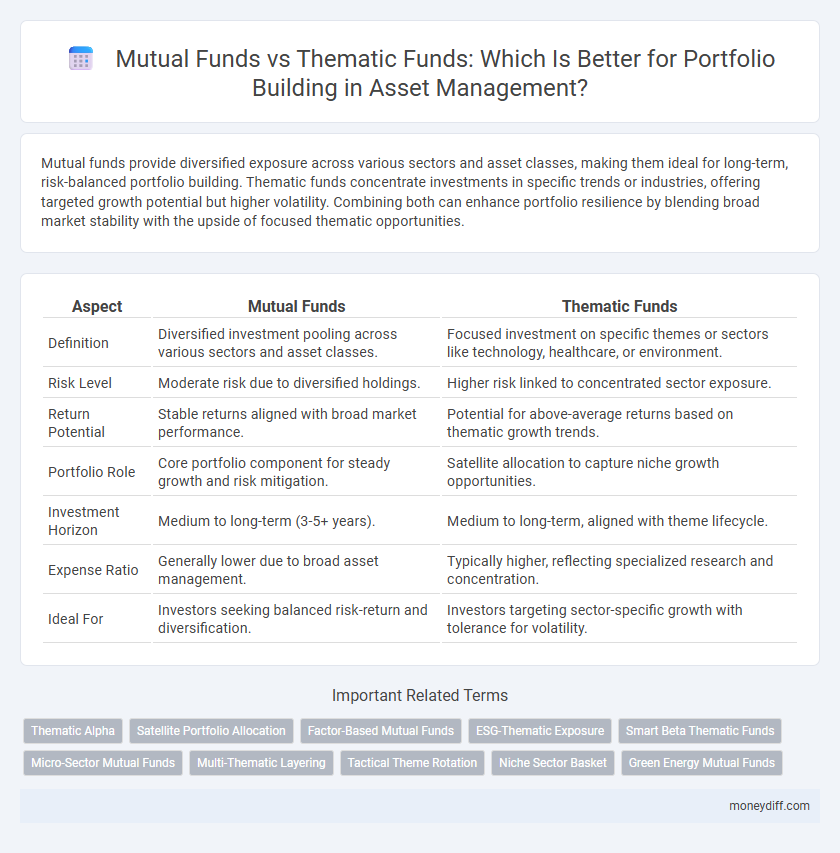 Mutual Funds vs Thematic Funds: Which Is Better for Portfolio Building in Asset Management?