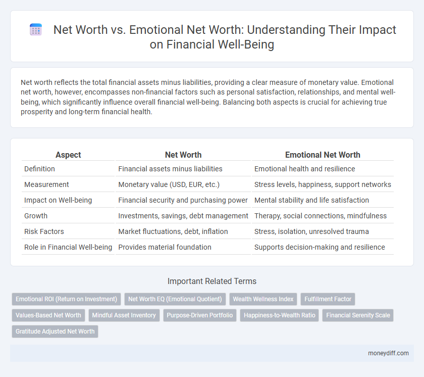 Net Worth vs. Emotional Net Worth: Understanding Their Impact on Financial Well-Being