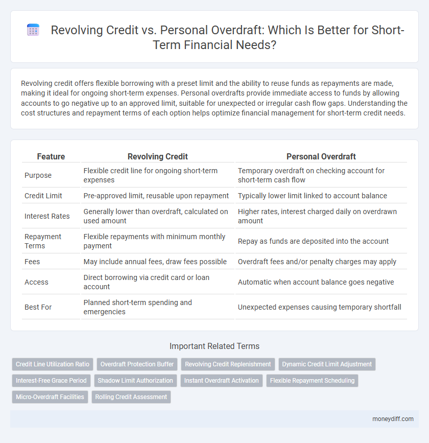 Revolving Credit vs. Personal Overdraft: Which Is Better for Short-Term Financial Needs?
